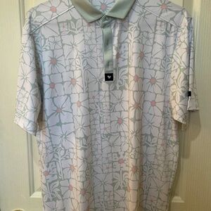 Men's Bad Birdie golf shirt, size L.  Never worn